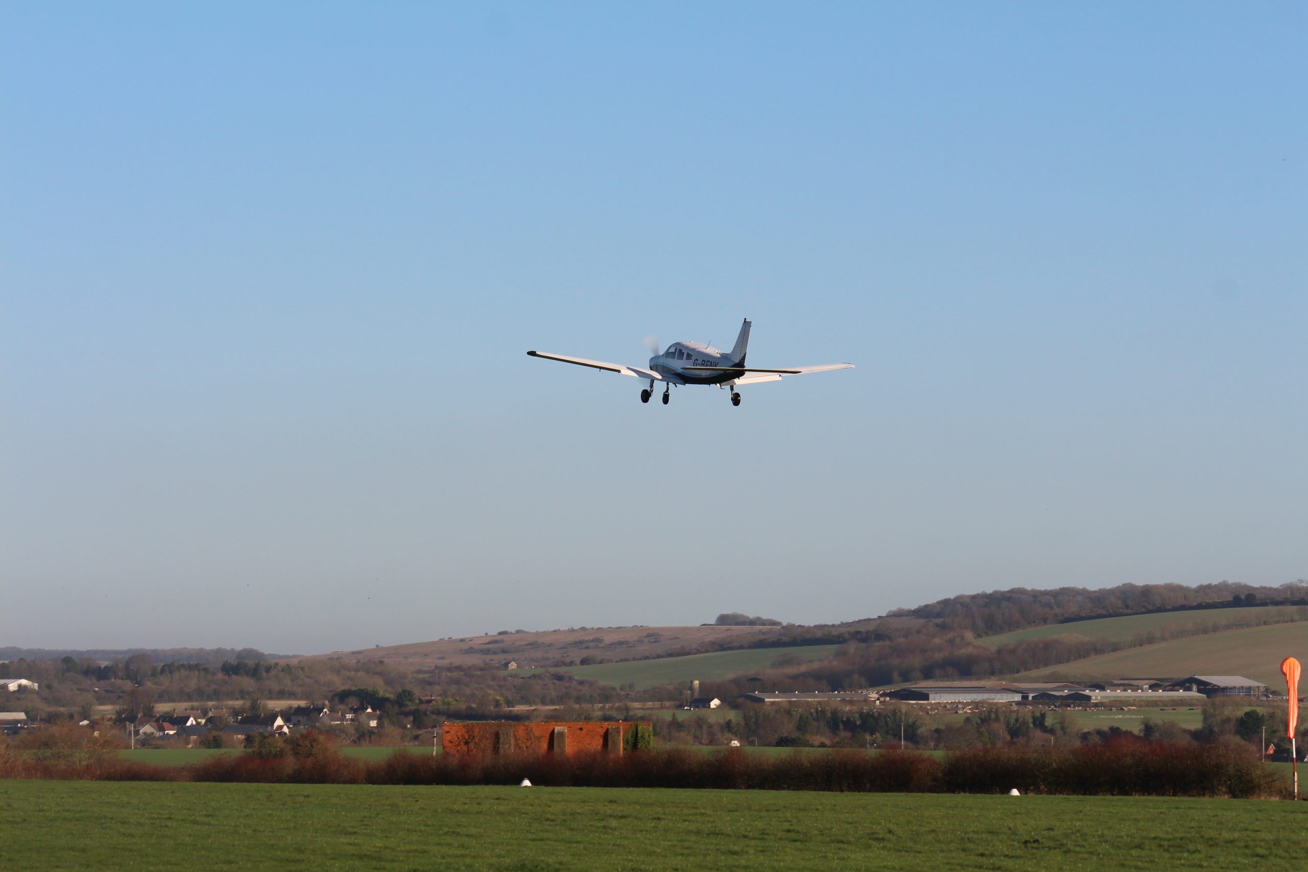 Wheels up Old Sarum